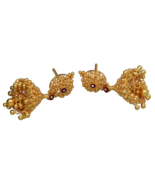 22 carat seal gold 4cm stud earring for  mother anniversary jewelry - €1.923,57 EUR