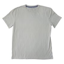 Lucky Brand Crewneck Ribbed Collar Short Sleeve Jersey Tee (Lunar Rock, ... - $16.82