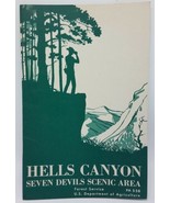1963 Hells Canyon Brochure Booklet US Department of Agriculture Map - $13.81