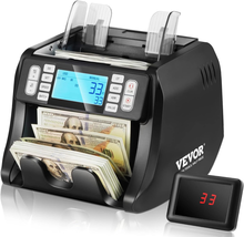 Money Counter Machine, Bill Counter with UV, MG, IR and DD Counterfeit D... - £158.78 GBP