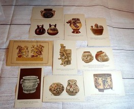 Museum American Indian Heye Foundation Postcard set Aztec Codex RPPC Pri... - £49.36 GBP