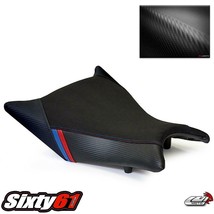 BMW S1000RR Seat Cover 2009 2010 2011 Luimoto Motorsports Black Front Suede - $159.99