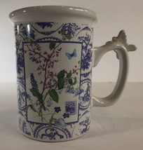 Vintage Hallmark Licensing Inc for Houston Harvest Gift Purple Flowers Butterfly - £11.98 GBP
