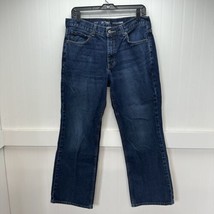 Urban Pipeline Jeans Mens 33x29 Blue Relaxed Bootcut Denim Dark Cotton T... - £22.80 GBP