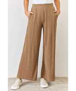 RISEN Mocha Brown Ultra Soft Wide Leg Pants - £23.18 GBP