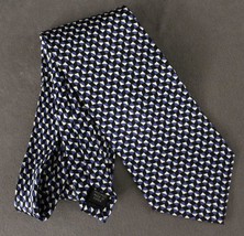 Modern Men&#39;s Accessory Fabric Necktie Tie 100% Silk D&#39;amante Couture Geo... - $17.86