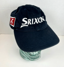 Srixon Logo w/ ZSTAR Side Patches Strapback Baseball Cap Hat, Navy - Golf - $11.83