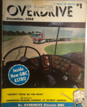 OVERDRIVE vintage Trucking Magazine  December 1968 - £34.94 GBP
