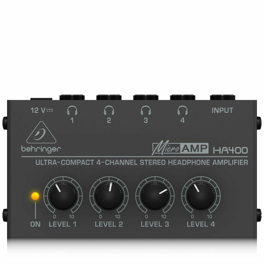 Behringer - HA400 - Ultra Compact 4-Channel Stereo Headphone Amplifier - $69.95