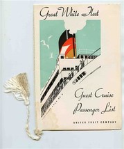 Great White Fleet 1950 New Orleans T E S Quirigua Guest Cruise Passenger... - £21.96 GBP