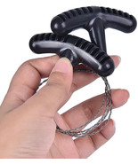 Manual Hand Steel Wire Saw – Portable Survival Rope Chain Saw for Camping - $8.08 CAD