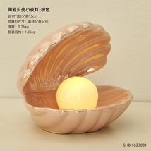 Kawaii Room Decor Shell Night Light Tray Jewelry Box Home Decoration Crafts Birt - £19.52 GBP+