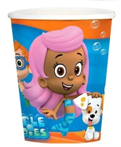 Bubble Guppies Party Cups Children's Party Supplies Designware 8 Cups In Pack - £3.82 GBP