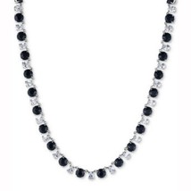 Carolee Silver-Tone Stone and Crystal All-Around Collar Necklace - £42.82 GBP