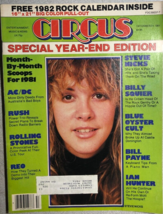 CIRCUS music magazine December 31, 1981 Stevie Nicks COMPLETE - £15.77 GBP