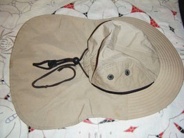 Wide Brim Sun Hat UV Protection Bucket Cap For Hiking Camping Fishing Safari Men - £7.81 GBP