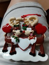 Reindeer Love Polar X personaliable Christmas Tree Ornament new - £6.31 GBP