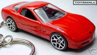 KEY CHAIN TORCH RED CHEVY C5 CORVETTE KEYCHAIN RING FOB - $38.98