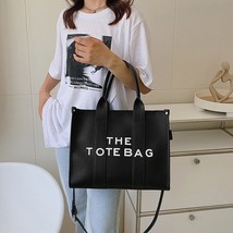 2023 New Arrival  Designer Tote Handbags Letter  Bag s Soft PU Shopper Purses Cr - £85.51 GBP