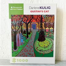 Gustav's Cat by Darlene Kulig 1000 Piece Pomegranate Puzzle - Complete 2... - $17.05