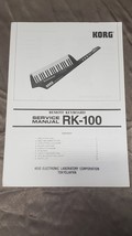 KORG REMOTE KEYBOARD RK-100 SERVICE MANUAL - £12.50 GBP