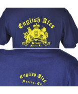 English Ales Brewery Marina CA T-Shirt size Medium Votre Sante Toast Mon... - £18.29 GBP
