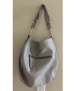 JESSICA SIMPSON Quartz Celina HoboBag Gray Gold Chain Purse - $13.94 CAD