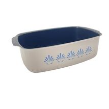 Vintage West Bend Slow Cooker Replacement Pot Base Blue Flowers  4 Quart - $24.99