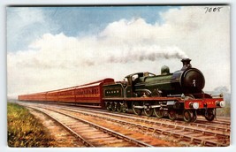 Railroad Train Postcard Tuck CORRIDOR Express G. &amp; S.W.R Railway Series 9161 - $10.80