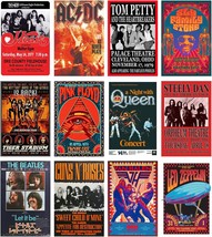 Woonkit Vintage Rock Band Posters For Room Aesthetic, 70S 80S, 7.8X11.8 Inch). - £25.26 GBP