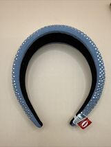 Claires Headband Blue White Rhinestone Gems Hair Accessory Costume Cosplay - $9.89