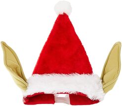 Kurt Adler Star Wars Youth Size Plush Yoda Santa Hat with Bendable Ears  - $12.86