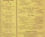 Coronet Coffee Shop Menu Hotel Casey Scranton Pennsylvania 1950 - £37.98 GBP