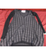 CHESLEA &amp; VIOLET LONG SLEEVE WOMENS KNITTED BLACK GRAY LOOSE FLOWY DRESS XS - €13,95 EUR