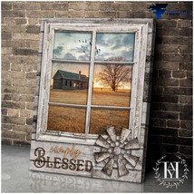 Window Sunset Scene Simply Blessed - £12.63 GBP
