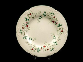 Pfaltzgraff Porcelain 8&quot; Plate, Winterberry Pattern, Salads, Breads, Des... - $9.75