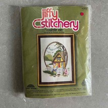 Vintage Jiffy Stitchery Country Inn Kit #774 - £11.59 GBP