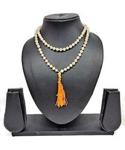 108 Healing Gemstone Knotted Yellow Mala Prayer Beads Stretch Bracelet N... - £19.46 GBP