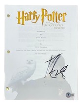 Daniel Radcliffe Firmato Harry Potter E Il Sorcerer&#39;s Beige Film Scritta Bas - £303.84 GBP
