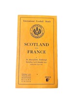 Scozia V Francia 14TH Gennaio 1950 Rugby Programme. Vgc - $33.00