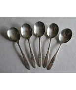 Oneida Nobility Plate REVERIE Silverplate Flatware 1937 Lot 5x Round Spo... - $13.25