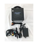 Set controller console Nintendo GameCube usato DOL-001 Versione nera JPN - $1,812.90 MXN