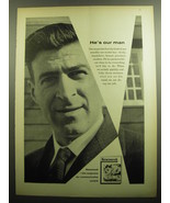 1958 Newsweek Magazine Ad - He&#39;s our man - £14.55 GBP