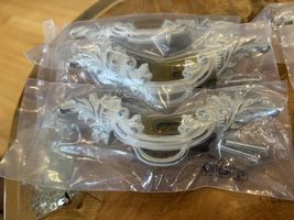 Tandai Decorative White and Silver Edge Cabinet Handles - 6 Pack - $29.70