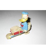 VINTAGE DISNEY COLLECTIBLE- DONALD DUCK W/WHEELBARROW- FAIR- H30 - $14.24