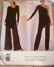 Vogue American Designer #2064 Donna Karan Ladies Top &amp; Pants 18-20-22 New Uncut - $13.86