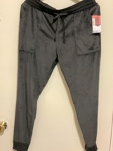 Stars Above Women&#39;s Soft Fleece Lounge Sweatpants Charcoal gray Medium New - $7.90