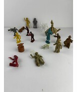 Lot of (16) Vintage Plastic Mixed Cowboy Toys - $4.90