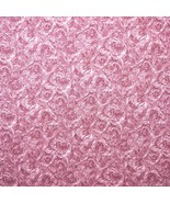 Impressionist Roses Floral Fabric 100% Cotton Dusty Rose Pink 69&quot; long x... - £15.71 GBP
