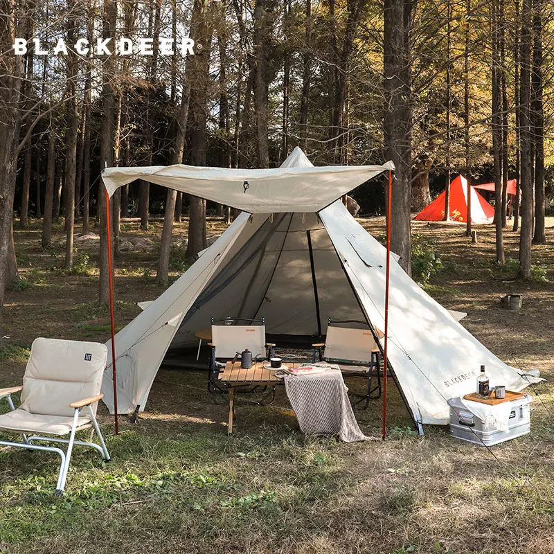 Blackdeer Elf Tribe Tepee Tent Tarp 2 doors Waterproof,Double Layer Big Tent for - £123.56 GBP+